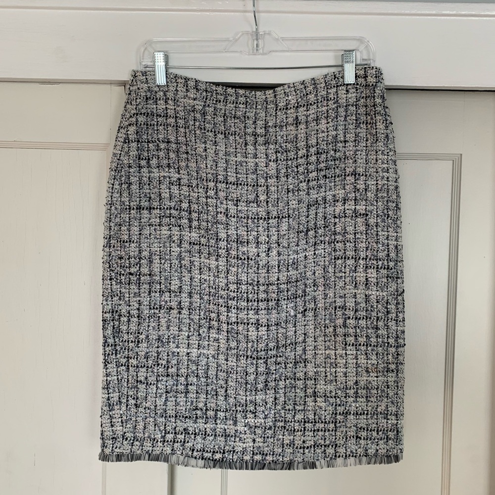 Multi-colored Work Pencil Skirt